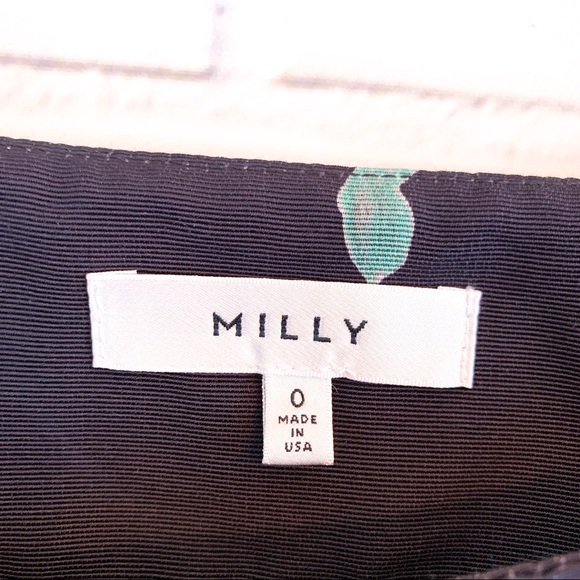 Milly • Sophia Floral Lined Zip Crop Top - Picture 5 of 8